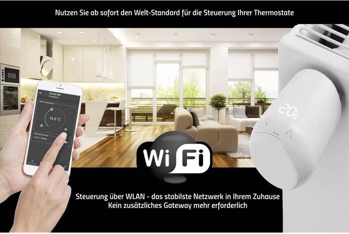 Immagine prodotto Eurotronic Radiatore termostatico elettronico WiFi per il controllo del risparmio energetico