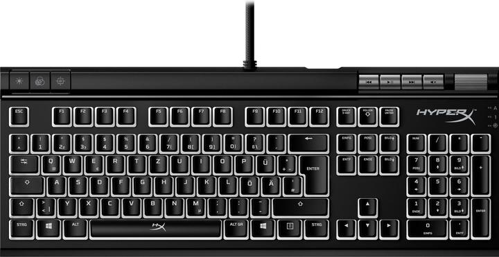 Produktbild HyperX Alloy Elite 2 mechanische Gaming Tastatur Red Switches Linear QWERTZ (DE-Layout) - Schwarz (DE, Kabelgebunden)