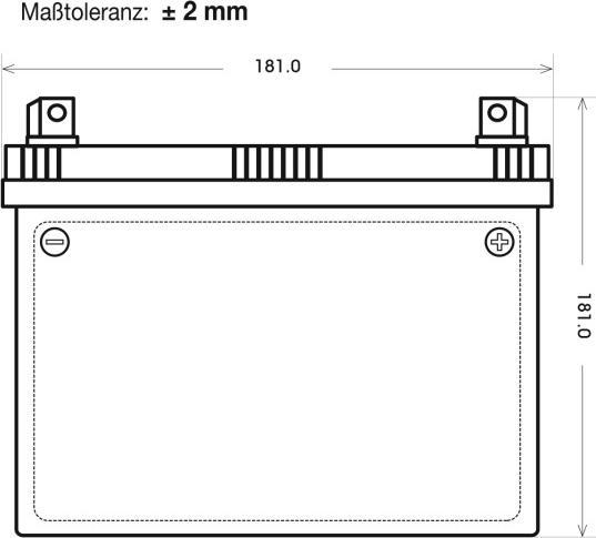 Produktbild Panther Batterien Rasentraktorbatterie AGM 53030 12V 32Ah (12 V, 32 Ah)