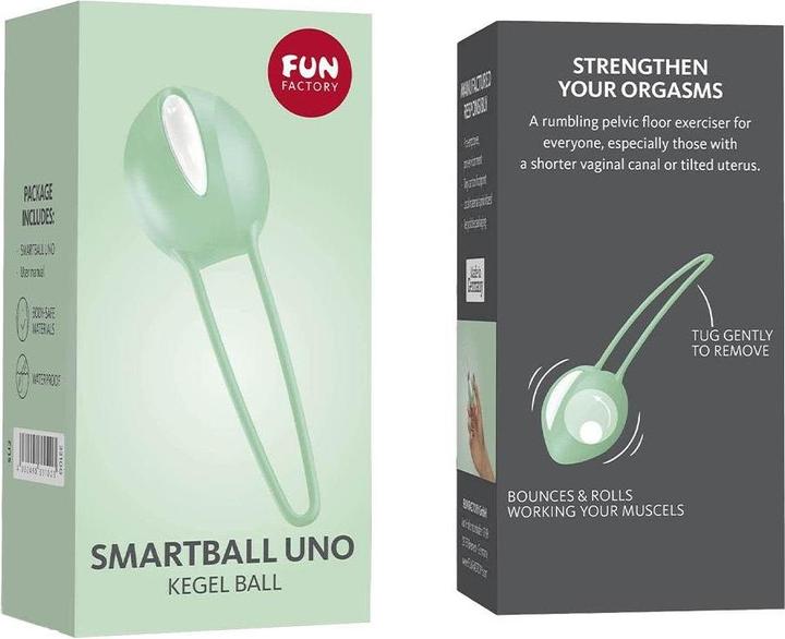 Produktbild Fun Factory Smartball Uno Beckenball Weiss / Pistaziengrãoen