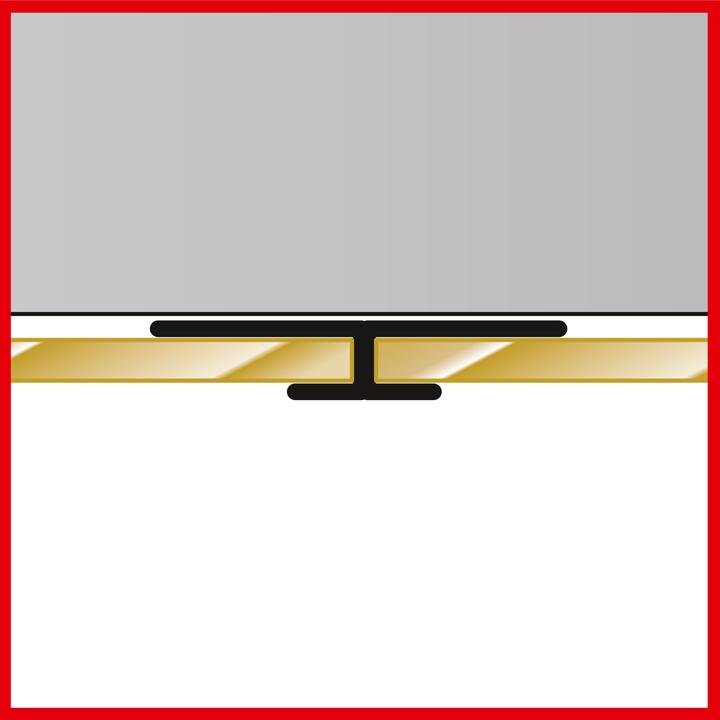 Actual product image Schulte Decodesign profile set D1901121 68 2100 mm black (End profile, 210 cm, 210 cm)