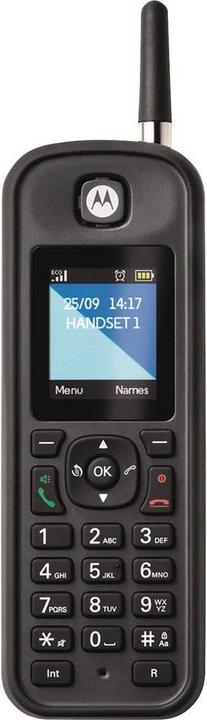 Actual product image Motorola O201 DECT Cordless Telephone Analog Handsfree Black