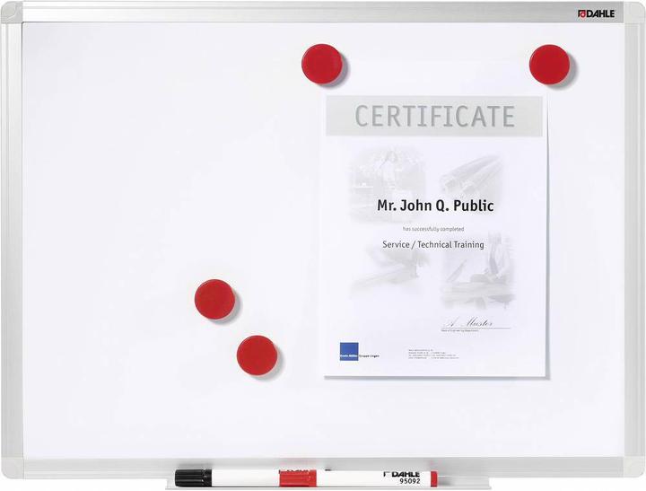 Produktbild Dahle Whiteboard c Board 96151 (B x H) 90 cm 60 Quer oder Hochformat, Inkl. Ablageschale (90 x 60 cm)