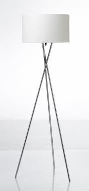 Actual product image Nielsen Light Uptown Gulvlampe Krom M/Hvid Skaerm