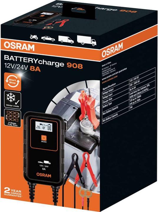 Produktbild Osram 908 OEBCS908 (12V, 24V, 8 A)