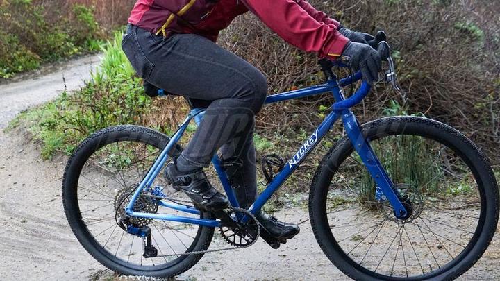 Actual product image Ritchey Outback V2 Disc Gravel frame kit, Anniversary Edition, 650B/700C, XS, half moon blue/white