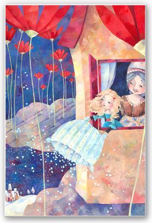 Actual product image Trenddeko Blanz - Frau Holle (30 x 45 cm)