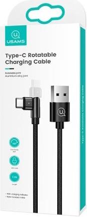 Actual product image Usams U60 Rotatable Charging Cable (1 m, USB 3.0)