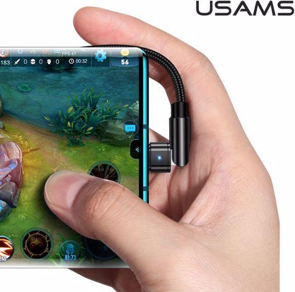 Actual product image Usams U60 Rotatable Charging Cable (1 m, USB 3.0)