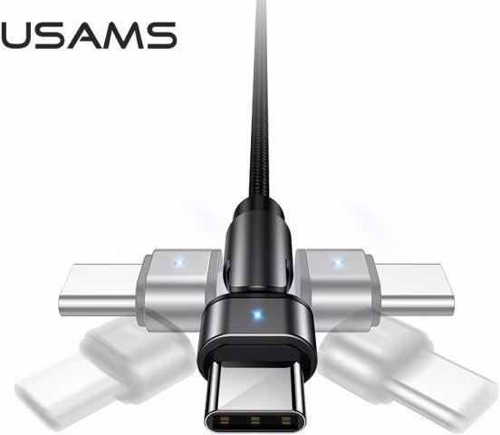 Actual product image Usams U60 Rotatable Charging Cable (1 m, USB 3.0)