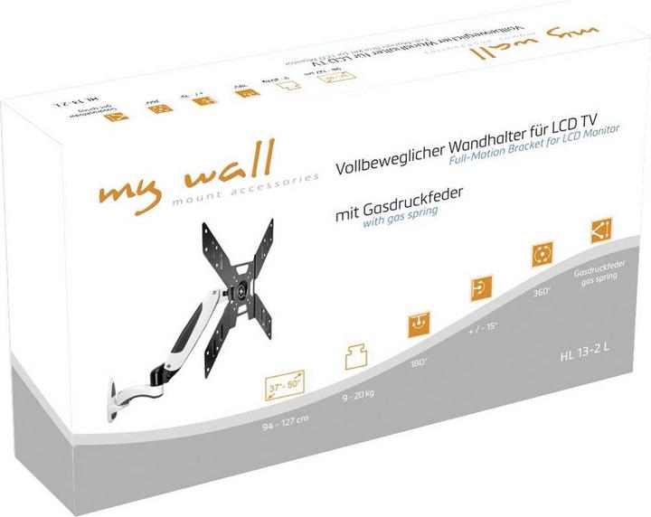 Produktbild myWall TV Wandhalterung 94,0 cm (37) 127,0 (50) Neigbar+Schwenkbar, Rotierbar (Wand, 50")
