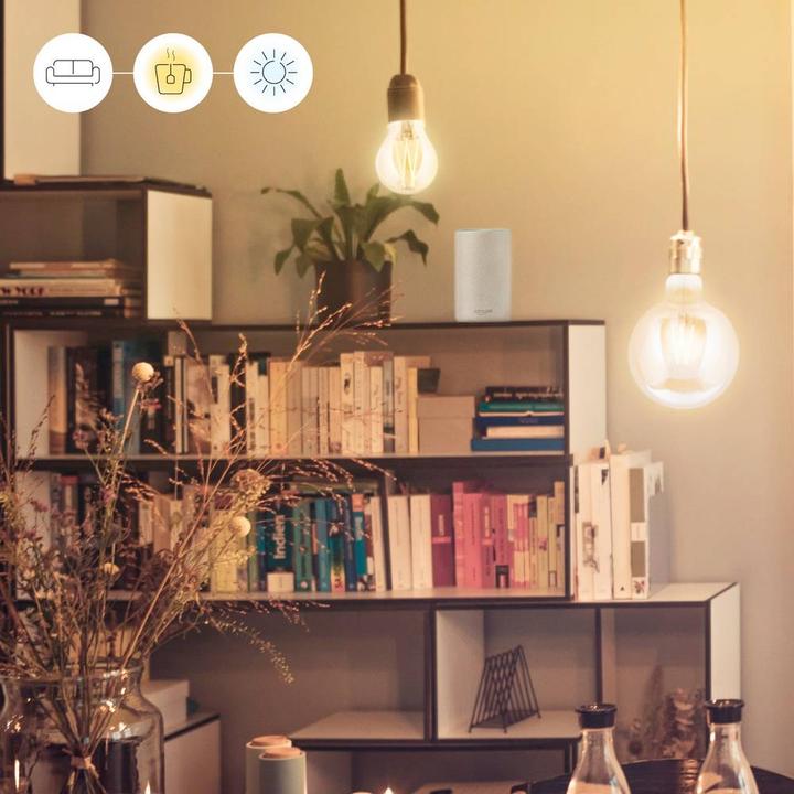Image du produit WiZ Ampoule LED filament G95 E27 Clear (E27, 6.50 W, 810 lm, 1 x, E)