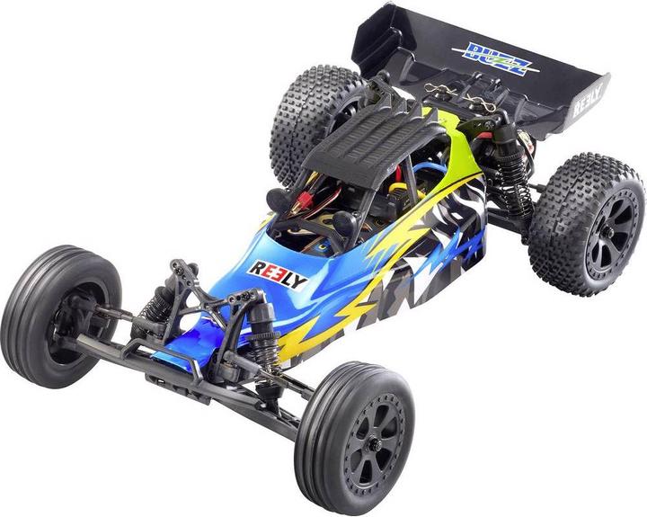 Produktbild Reely Brushed 1:10 RC Modellauto Elektro Buggy Buzz 100% RtR 2,4 GHz inkl. Akku und Ladekabel