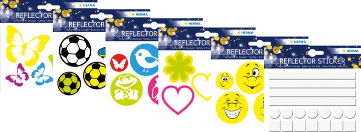 Actual product image Herma Reflector stickers