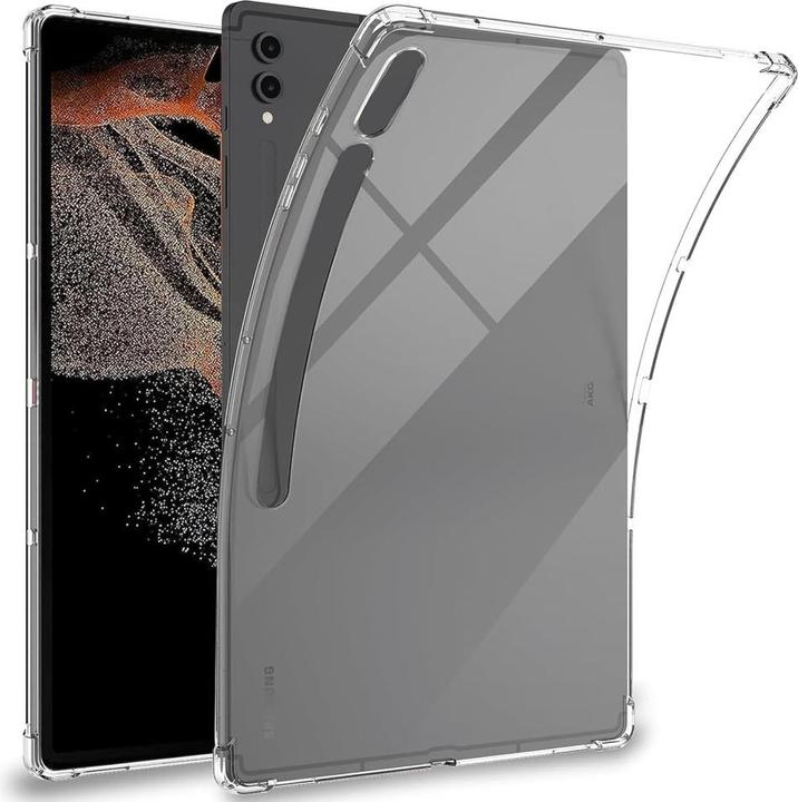 Actual product image Screenguard Samsung Galaxy Tab S9 Ultra Case Crystal Soft Airbag Bumper (Galaxy Tab S9 Ultra)