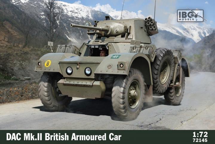 Immagine prodotto Master Box Modello in plastica DAC Mk.II Autoblindo britannico 1/72