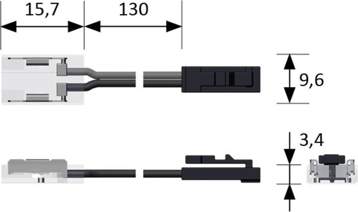 Produktbild Halemeier Anschlussleitung LED Band Versa 12 V (13 cm, Indoor)