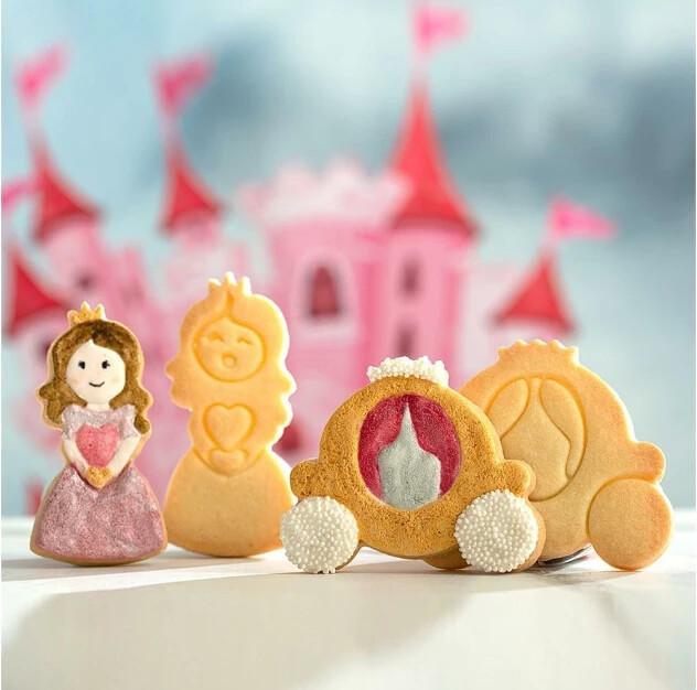 Image du produit Decora Set d'emporte-pièces pour biscuits, 2 pièces, princesse