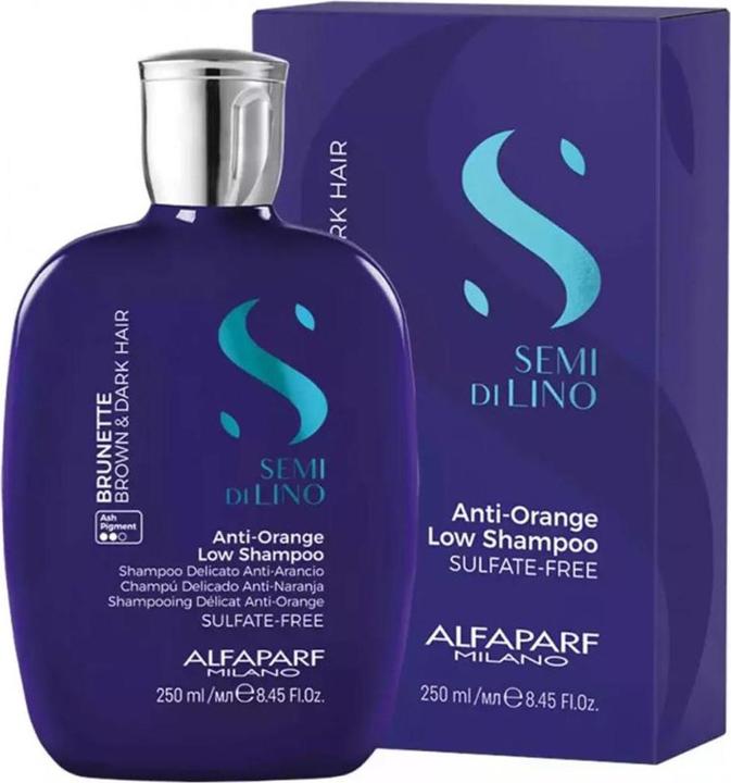 Produktbild Alfaparf Semi Di Lino Anti-Orange Low Shampoo (250 ml, Flüssiges Shampoo)