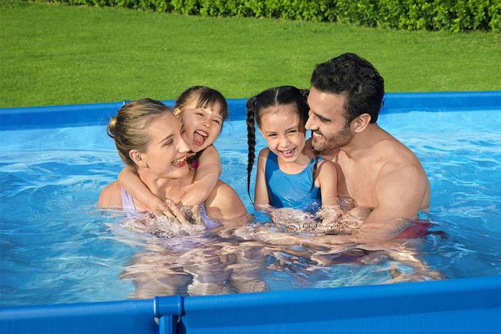 Actual product image Bestway Swimming Pool Steel Pro Rectangular (300 x 201 x 66 cm)