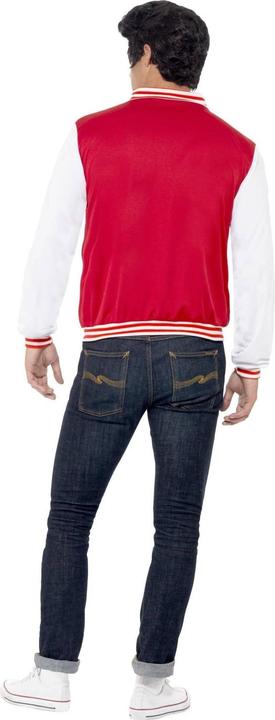 Actual product image Smiffys Unisex Adult 50s Jock Letterman Varsity Jacket (M)