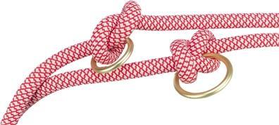 Actual product image Trixie Hondenriem Soft Rope Verstelbaar Rood / Cream - 200X0,6 Cm (XS, Dog, Dog sport)