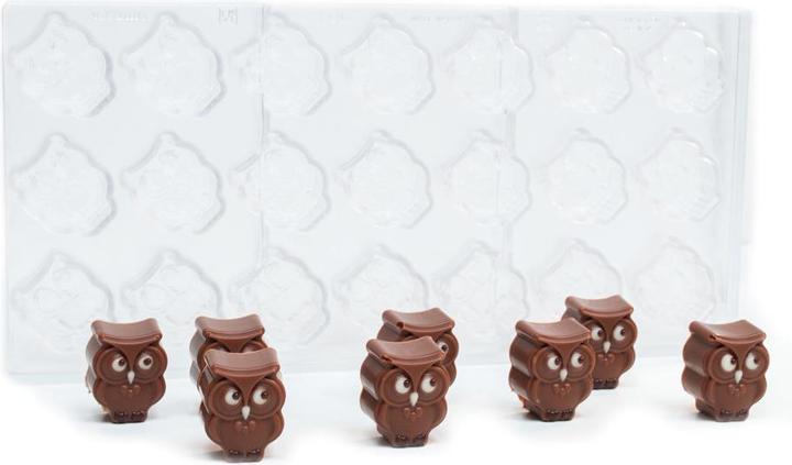 Actual product image Pavoni Chocolate mould owls