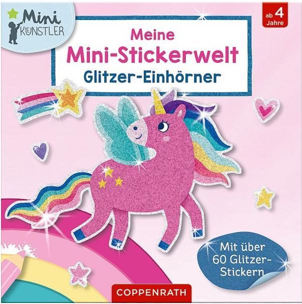 Produktbild Die Spiegelburg Mini-Stickerwelt Glitzer-Einhörner