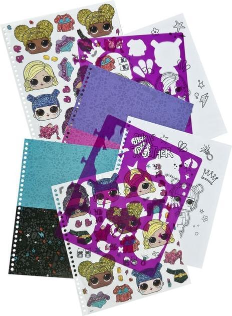 Produktbild Undercover L.O.L. Surprise - Schablonen Set - 32-teilig