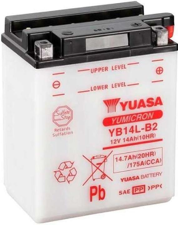 Yuasa Garanzia limitata di 6 mesi (12 V, 14.70 Ah, 175 A)