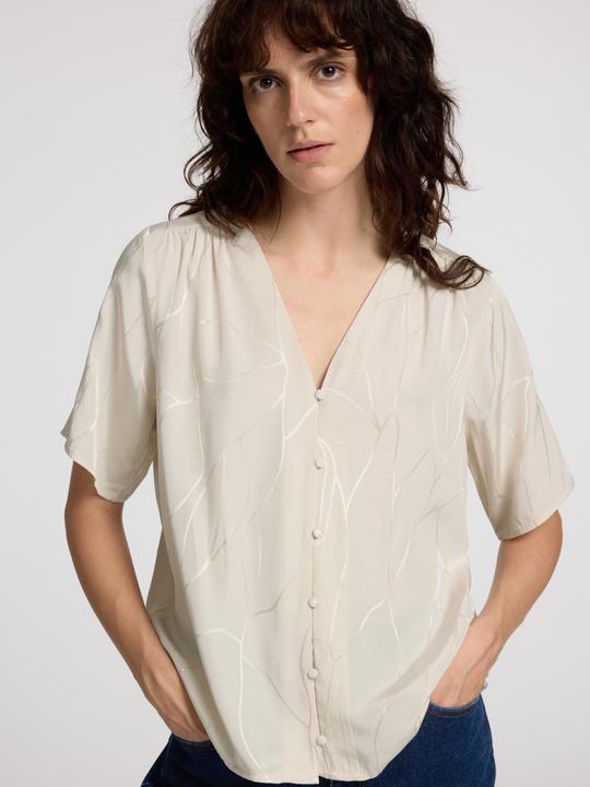 Produktbild Selected Femme Print Top mit V-Ausschnitt (38)