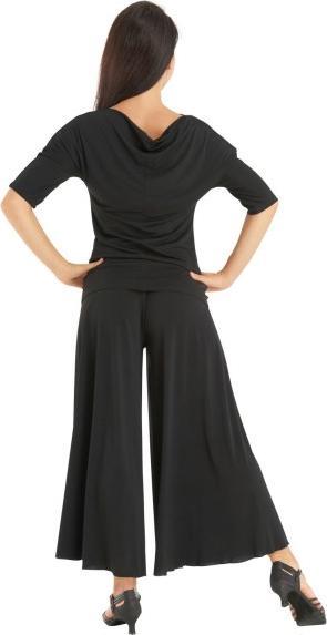Immagine prodotto Rumpf Top da ballo tinta unita per donna con scollo a cascata (L)
