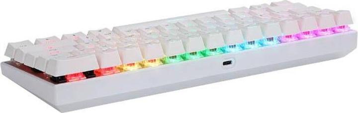 Immagine prodotto Motospeed Tastiera meccanica wireless SK62 Bianco (interruttore blu)