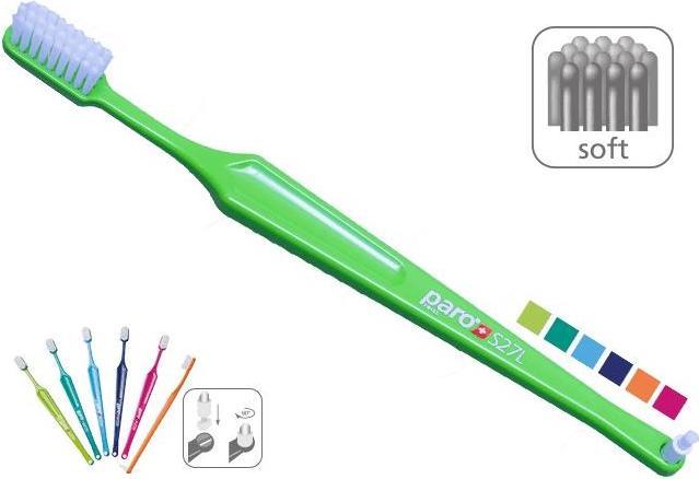 Produktbild Paro Zahnbürste S27L soft 3-reihig mit Interspace (Weich, 1 x)