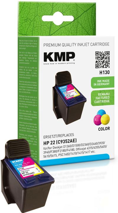 Actual product image KMP H130 - 5 ml - Colour (Cyan, Magenta (M, C, Y)