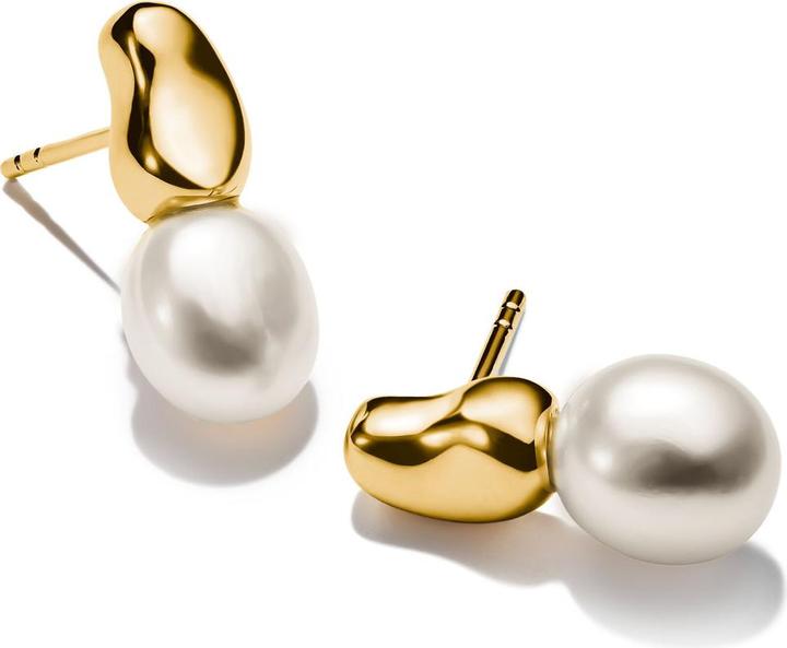 Immagine prodotto Thomas Sabo Ohrstecker mit Perlen Natural Beauty vergoldet (Argento 925)