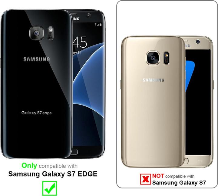 Produktbild Cadorabo Book Jeans Optik Cover (Samsung Galaxy S7 Edge)