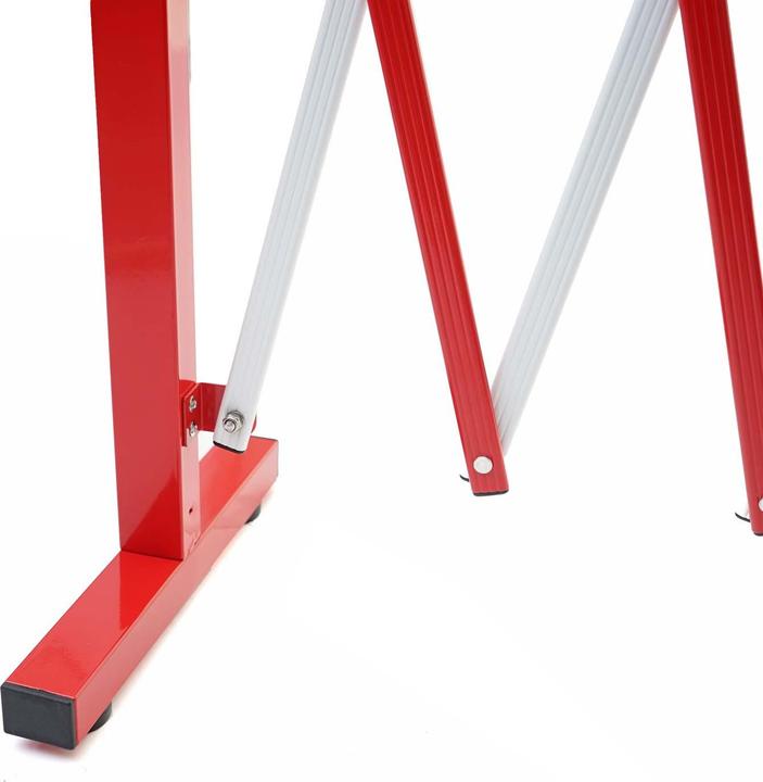 Produktbild Swisshandel24 Absperrgitter, Scherengitter Zaun Schutzgitter ausziehbar, Alu rot-weiss - Höhe 153cm, Breite 32-265 (31 cm)