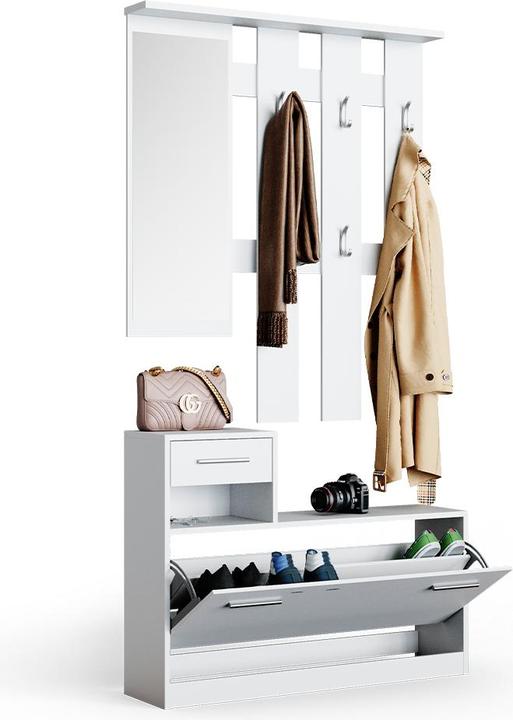 Image du produit Vichy Garderobe Billy, Weiss, 100 x 111.6 cm