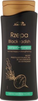 Actual product image Joanna Turnip strengthening shampoo for oily hair with a tendency to fall out 400ml (400 ml, Liquid shampoo)
