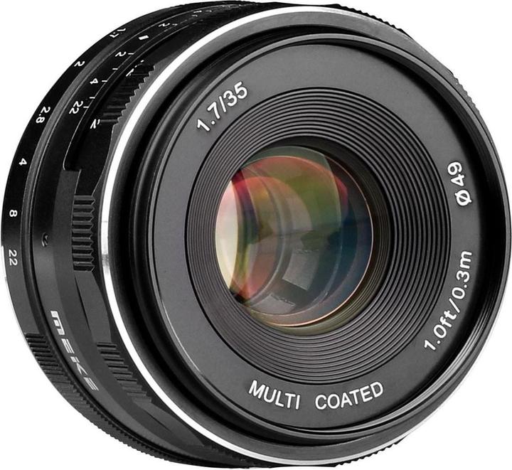 Actual product image Meike 35mm f/1.7 Sony E Mount (Sony E, APS-C / DX)