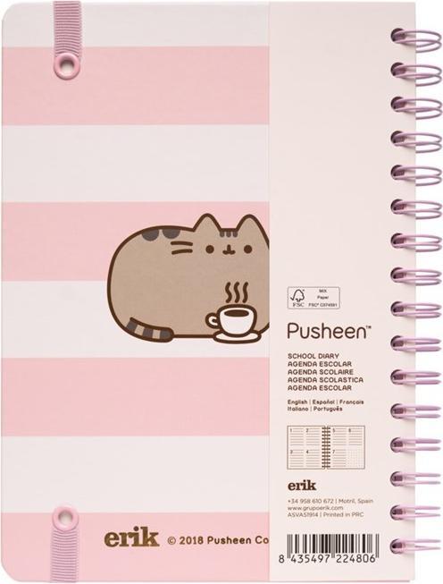 Image du produit Pusheen Calendrier scolaire Erik (14 x 16 cm)