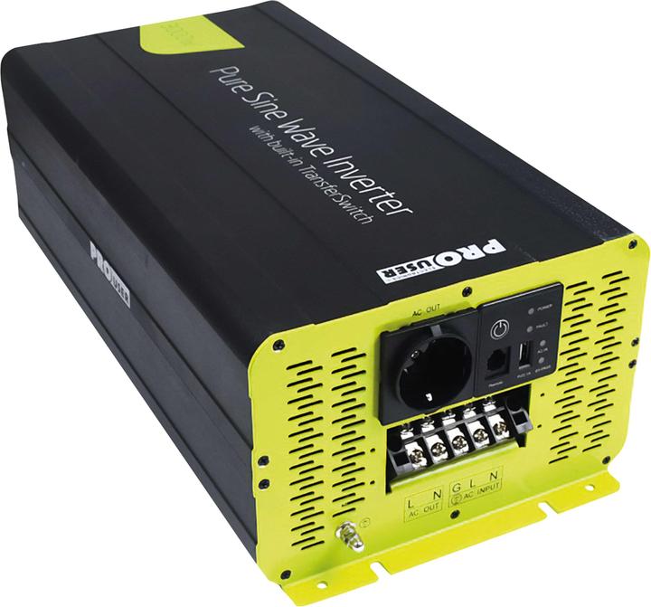 Actual product image ProUser Inverter PSI3000TX 3000W 12V - 230 V/AC incl. remote control, UPS function, mains pre