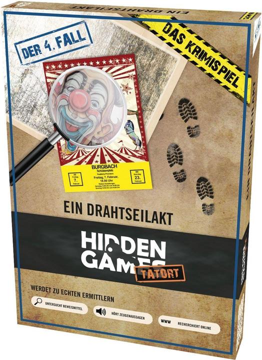 Produktbild Hidden Games Tatort Krimispiel Fall 4 Ein Drahtseilakt Escape-Room Spiel (Deutsch)