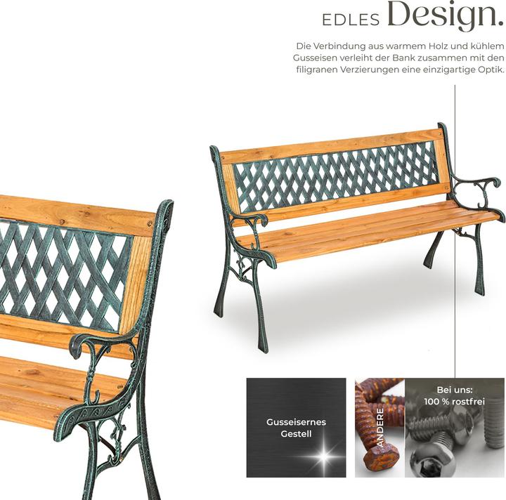 Image du produit tectake Banc de Jardin