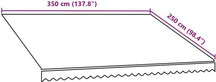 Actual product image VidaXL Lybed (2.50 m)