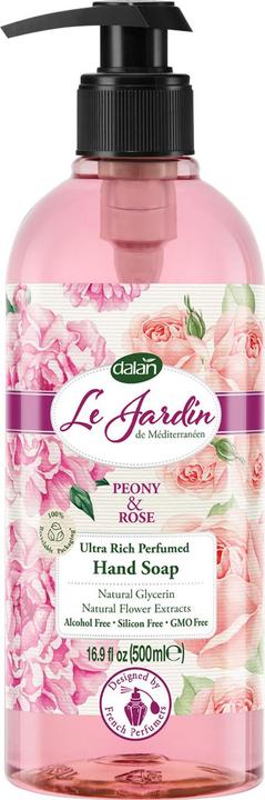 Immagine prodotto Dalan d'Olive Sapone di lusso per le mani, liquido, fragranza rosa, 500 ml (Sapone liquido, 500 ml)
