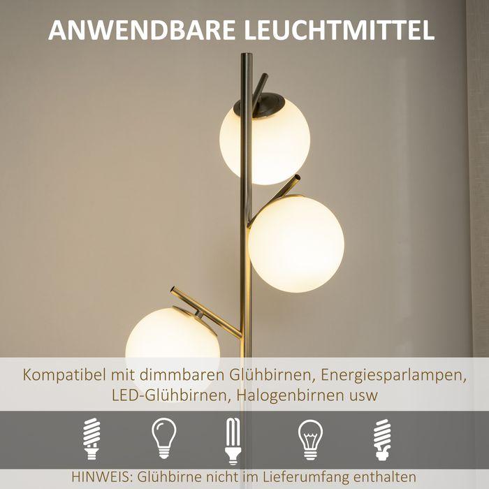 Immagine prodotto Swisshandel24 Lampada da terra, lampada da terra, lampada da terra da 40 W con attacco E27, lampada da terra con (E27)