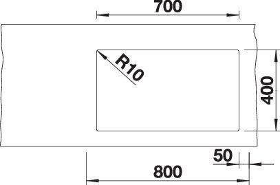 Immagine prodotto Blanco Livello SUBLINE 700-U (73 cm, 46 cm)