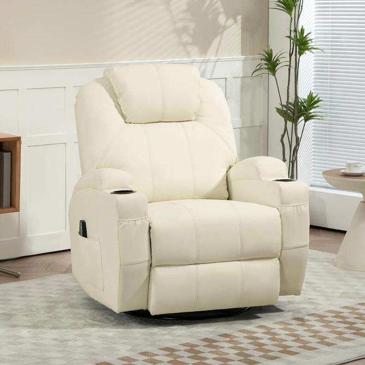 Actual product image Swisshandel24 Relax armchair massage function electric reclining function, rocking function, swivelling spring